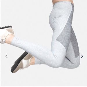 NWOT Outdoor Voices Two-Tone Leggings in Gray